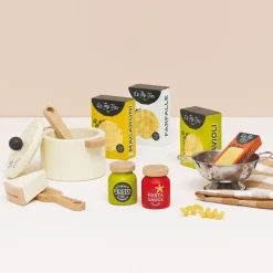 Organic Wooden Pasta Set - 12 Pieces