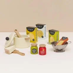 Organic Wooden Pasta Set - 12 Pieces