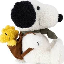 Peanuts Snoopy Plush with Woodstock in Backpack - 8"