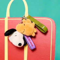 Peanuts Woodstock Fuzzy ECO Yellow Bag Charm - 3.5"