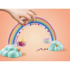 Pegasus with Rainbow in the Clouds Playset