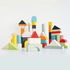 60 Piece Colourful Building Blocks
