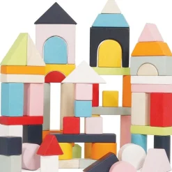 60 Piece Colourful Building Blocks