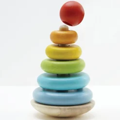 7 Piece Rainbow Stacking Tower