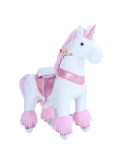 Pink Model U Ride-On Unicorn - 3-4 Years