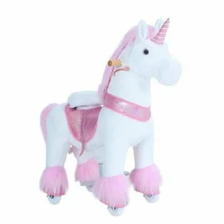 Pink Model U Ride-On Unicorn - 4-7 Years