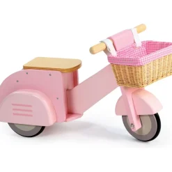 Pink Scooter with Basket