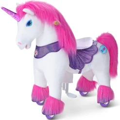 Pink Unicorn Model Y Ride on Toy - 3-4 Years