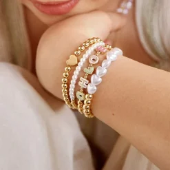 Playful Pearls Kids' Bracelet Set