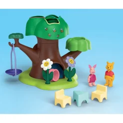 Playmobil Junior & Disney: Winnie the Pooh's & Piglet's Tree House Playset