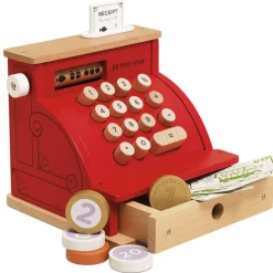 Play Wooden Cash Register & Money