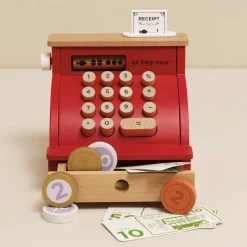 Play Wooden Cash Register & Money