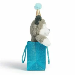 8" Plush Party Husky in a Bag