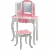Polka Dot Gisele Play Vanity Set - Pink / White