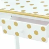 Polka Dot Gisele Play Vanity Set - White/Gold