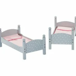 Polka Dots Princess Double Bunk Bed for 18