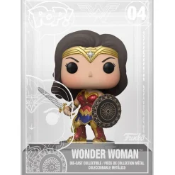 POP Heroes: Wonder Woman Figure with Shield - Diecast