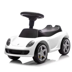 Porsche 911 Carrera GT Foot-to-Floor Ride-On - White