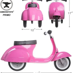 Primo Classic Ride-On Scooter - Pink