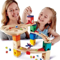 Quadrilla Race to the Finish Marble Run Blocks