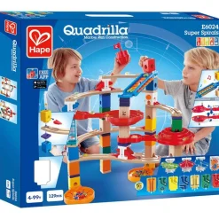 Quadrilla Super Spirals Wooden Marble Run Blocks