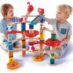 Quadrilla Super Spirals Wooden Marble Run Blocks