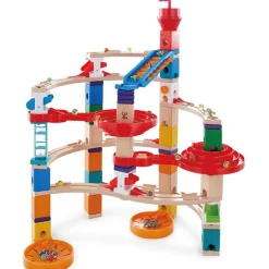 Quadrilla Super Spirals Wooden Marble Run Blocks