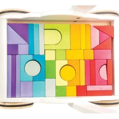 Rainbow Baby Walker & Puzzle - 45 Blocks