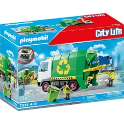 Recycling Truck with Accessories and 2 Figures