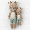 Regular 20" Elliott the Fawn Hand-Knit Doll