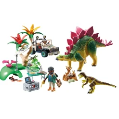 Research Camp with Dinosaurs Playset