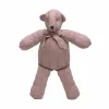 Rose Cable Knit Plush Teddy Bear