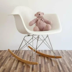 Rose Cable Knit Plush Teddy Bear