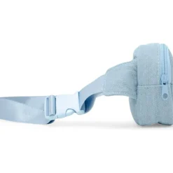 Sequin Heart Belt Bag for Kids - Blue (Denim)