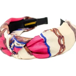 Silk Knot Headband - Pink