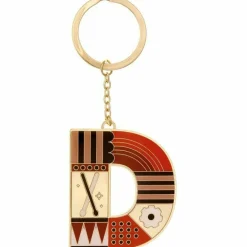 Small Initial FAO Keychain - Letter D