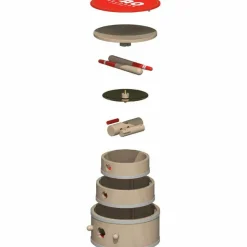 Stage Stars Wooden Guitar and Drum Set