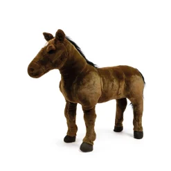 Standing Brown Horse Plush - 31.5"