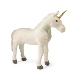 Standing White Unicorn Plush - 31.5"