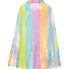 Stripy Sequin Cape - Size 4-6 Years
