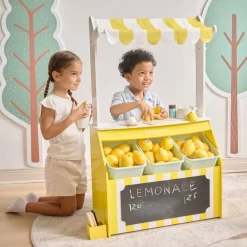 Sunny Citrus Lemonade Stand Playset with Interactive Accessories