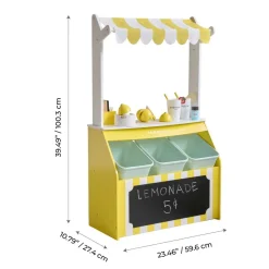 Sunny Citrus Lemonade Stand Playset with Interactive Accessories