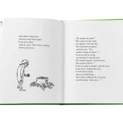 The Giving Tree Book in Lime Bonded Leather