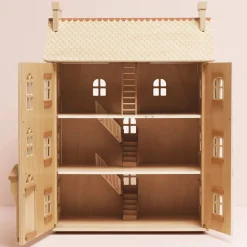 The Grand Natural Wood Doll House