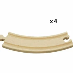 The Orginial Wooden Railroad 4 Piece set