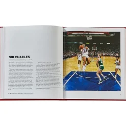 The Story of Basketball in 100 Photographs Leather-Bound Book by Sports Illustrated