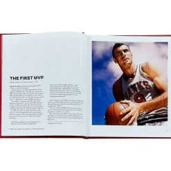 The Story of Basketball in 100 Photographs Leather-Bound Book by Sports Illustrated