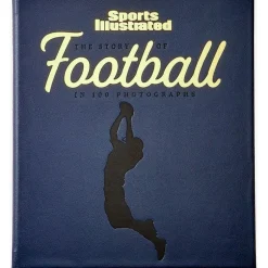 The Story of Football in 100 Photographs Book by Sports Illustrated - Navy