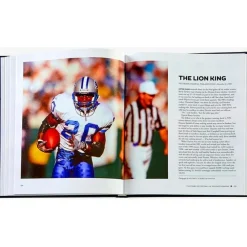 The Story of Football in 100 Photographs Book by Sports Illustrated - Navy