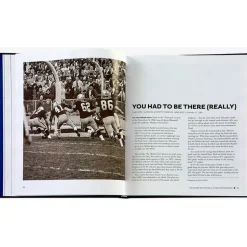 The Story of Football in 100 Photographs Book by Sports Illustrated - Navy